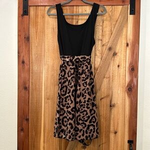 SHEIN cute cheetah print dress 2XL